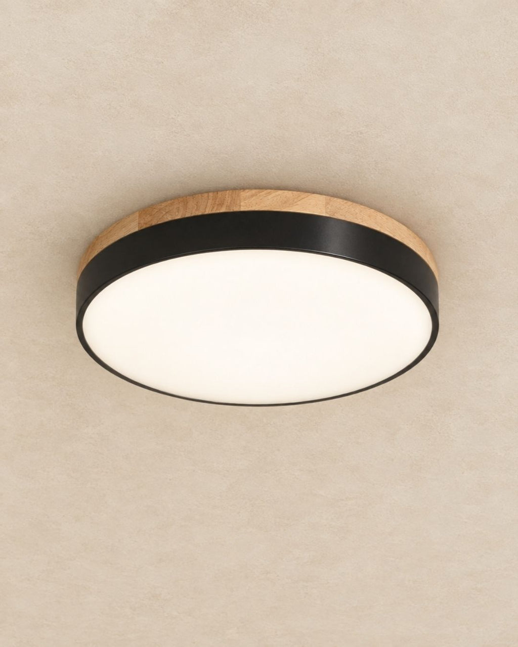 Feno ceiling light in black, product photograph