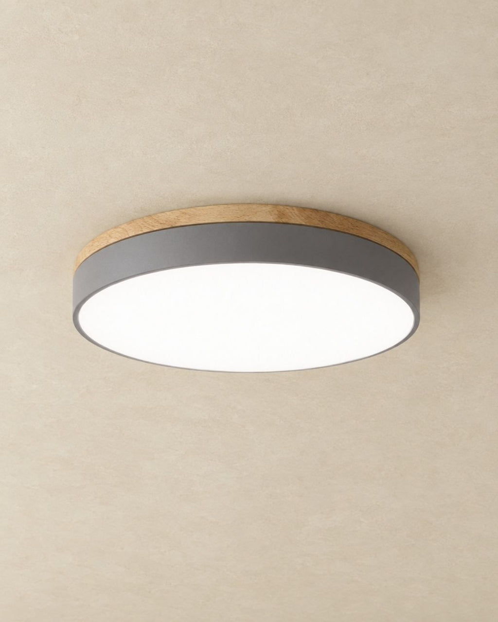 Feno ceiling light in grey, product photograph