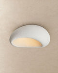 Luna ceiling light in white, product photograph