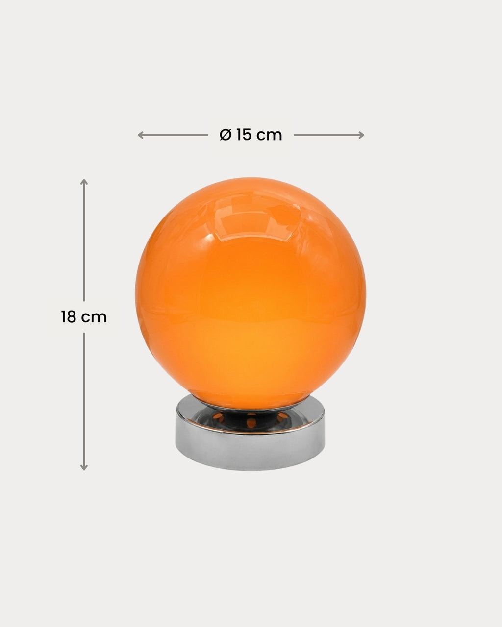 Dimensions of the Olmo table lamp