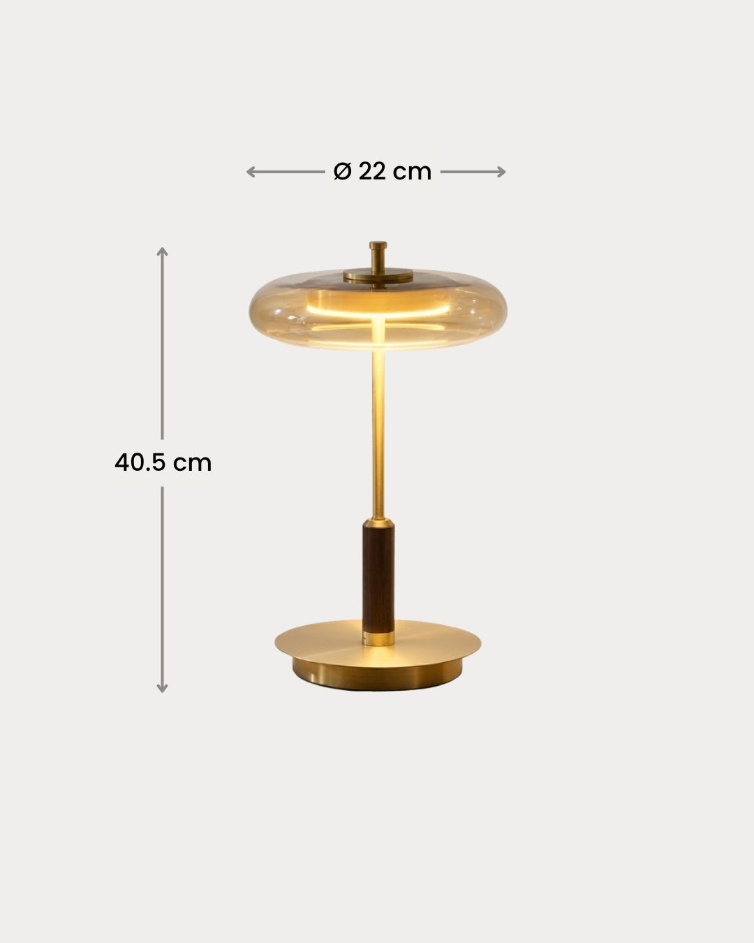 Dimensions of the Alven table lamp