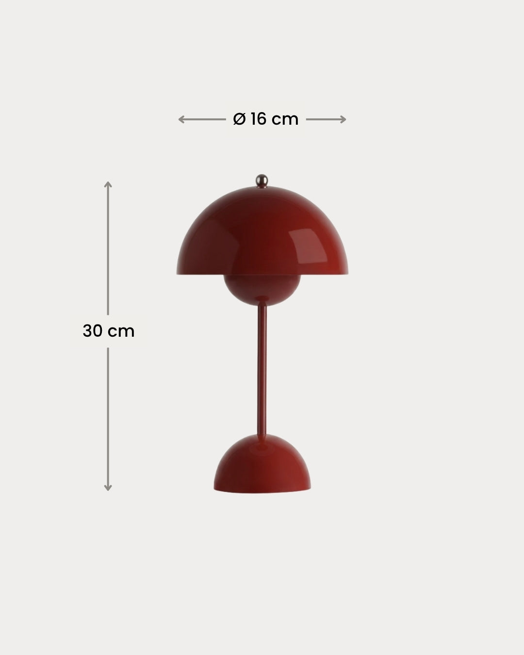 Dimensions of the Elsin table lamp