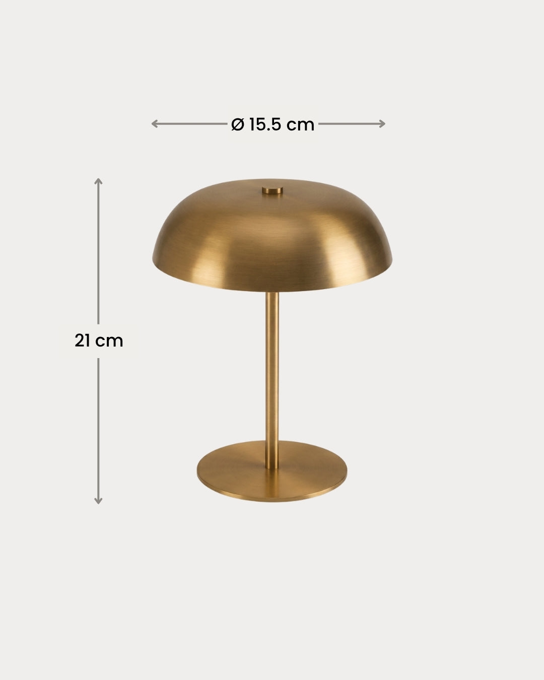 Dimensions of the Gavetti table lamp