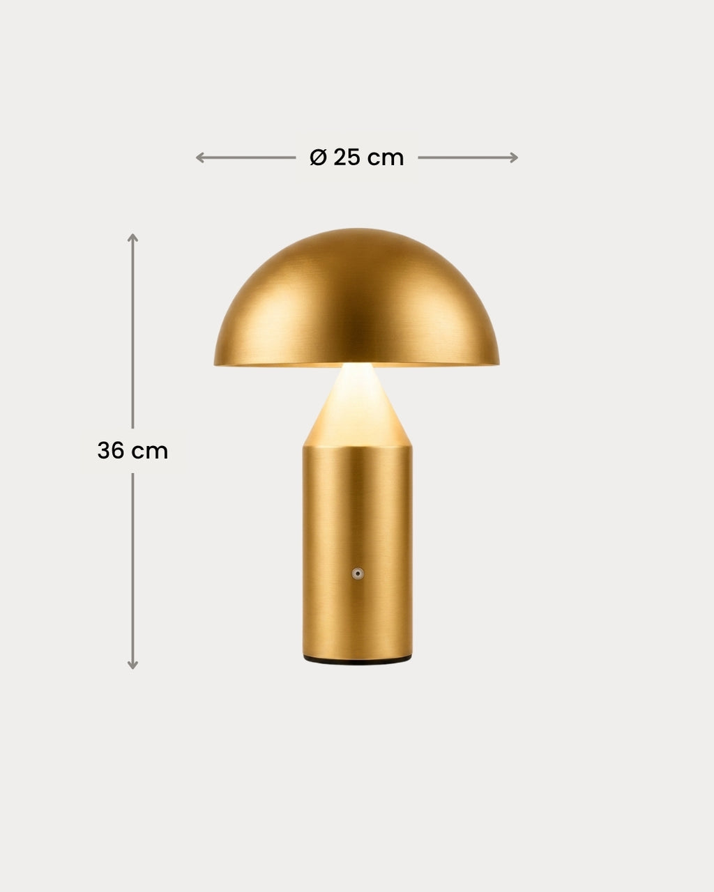 Dimensions of the Olfen table lamp