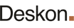 logo deskon noir sur fond transparent